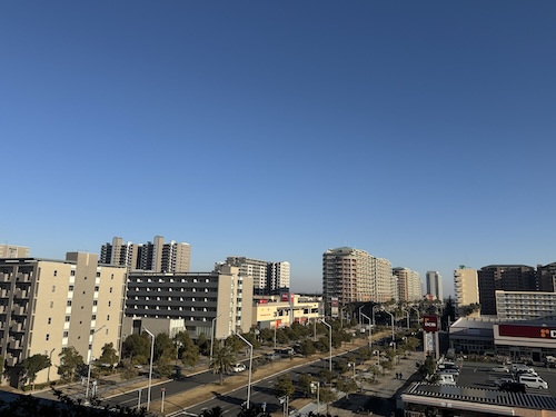 新浦安エリアの街並み