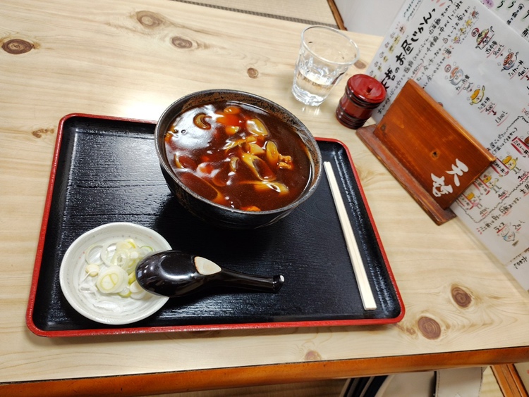 「そば処 天哲」カレーそば